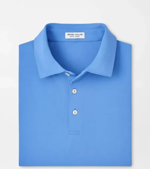 Solid Performance Mesh Polo - Fairway Silk